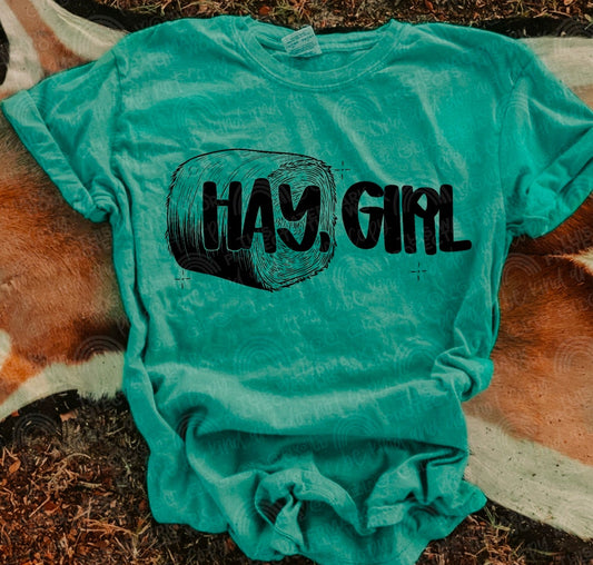 Hay girl - (DTF TRANSFER) SAL