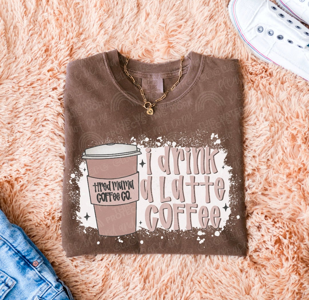 Tired Mama coffee co - (DTF TRANSFER) SAL