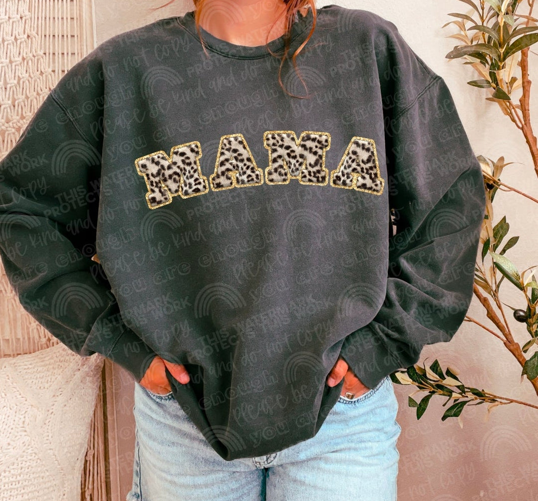 Mama faux chenille - (DTF TRANSFER) SAL