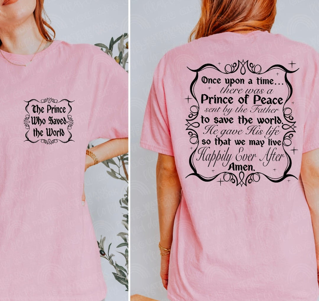 The prince who saved the world - (DTF TRANSFER) SAL