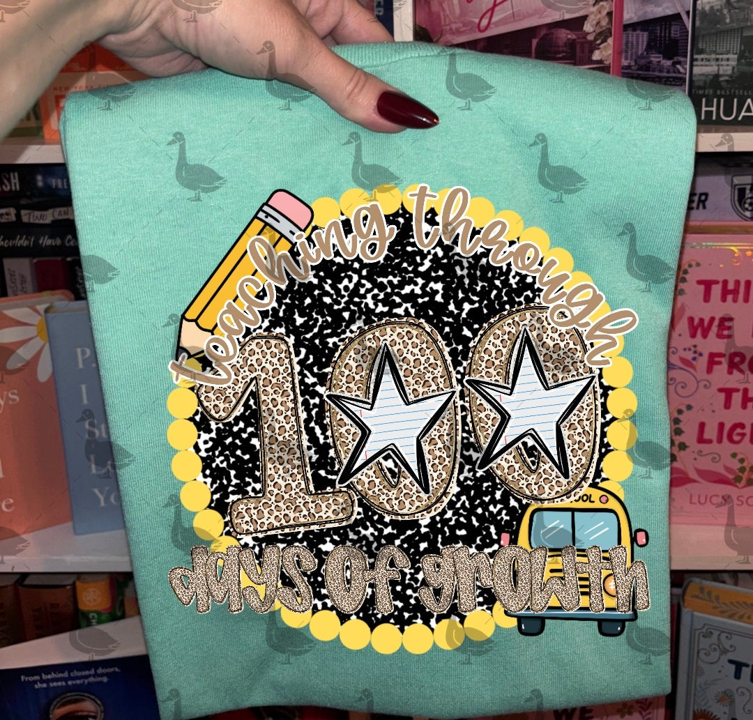 Teaching through - DTF TRANSFER (100 days of growth school edition collab)