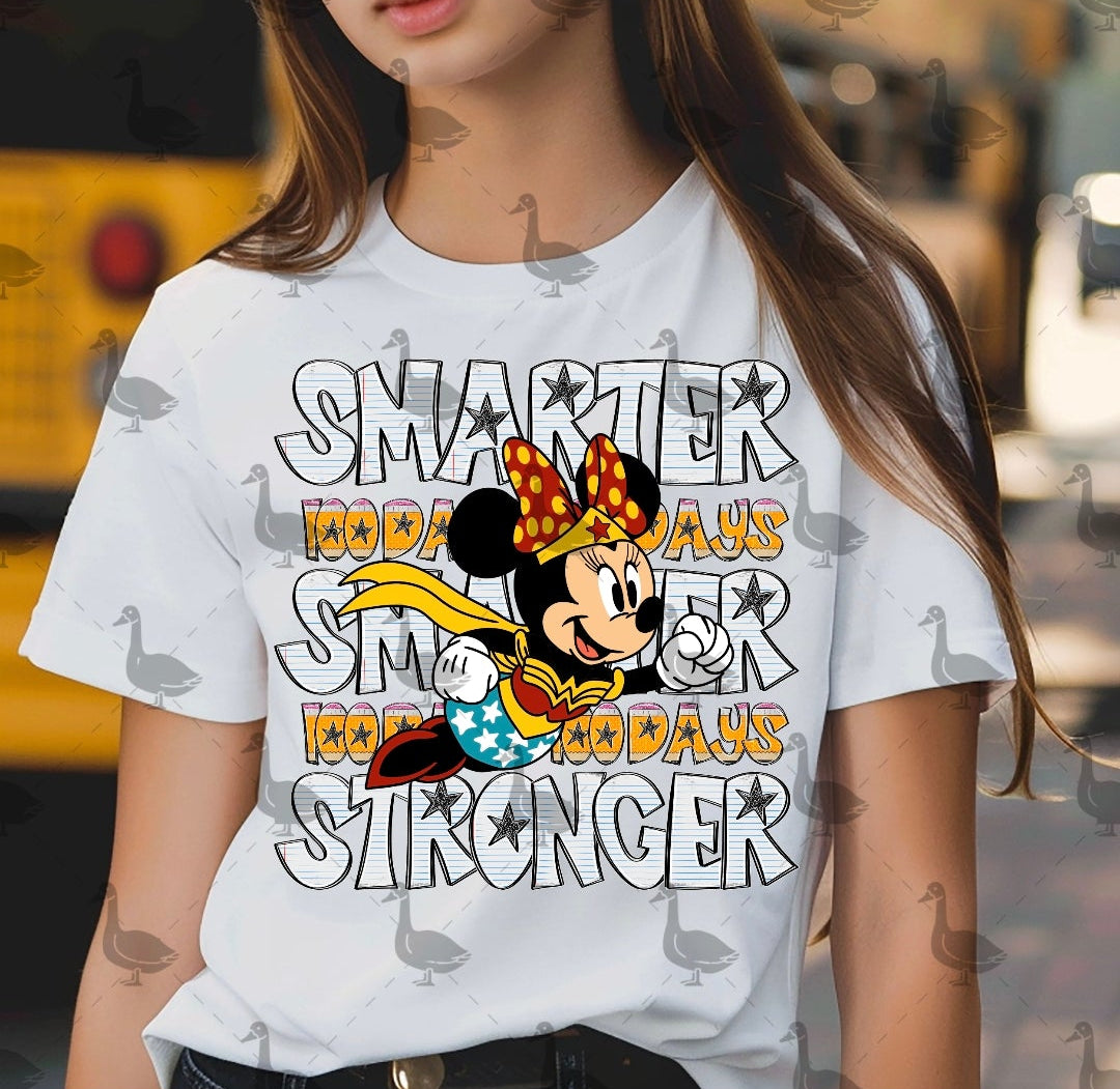 Girl smarter stronger - DTF TRANSFER (100 days of growth school edition collab)