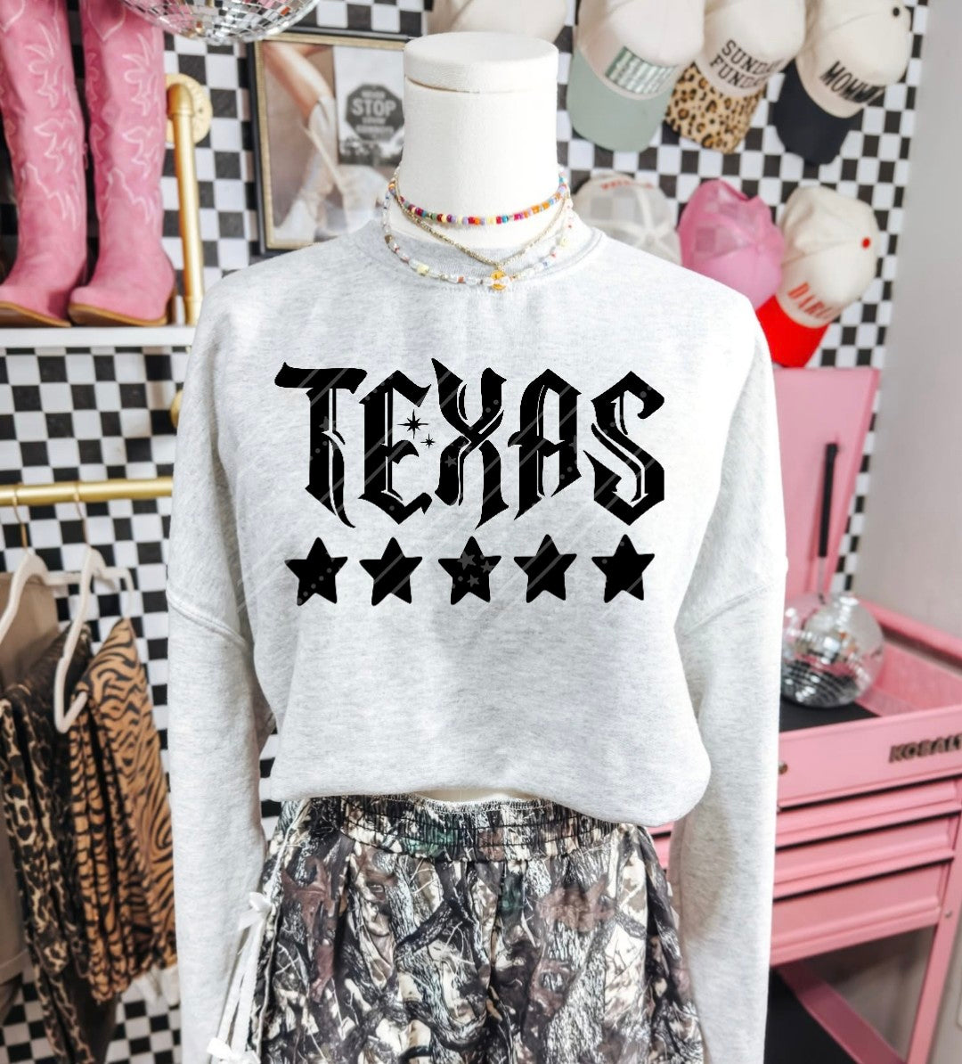 Texas stars - DTF TRANSFER (CNC)