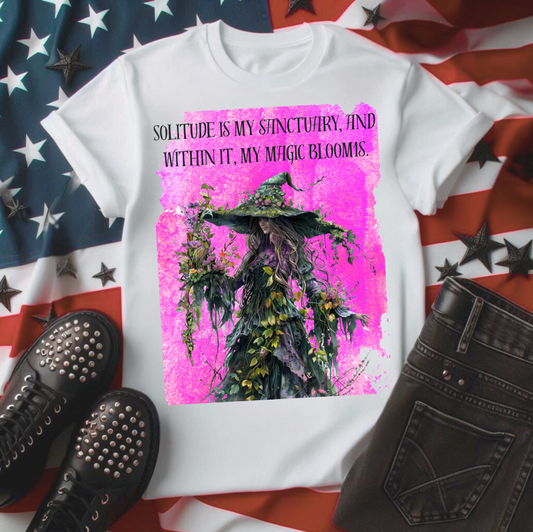 Solitude is my sanctuary- DTF TRANSFER (Spooky Summer Collab)