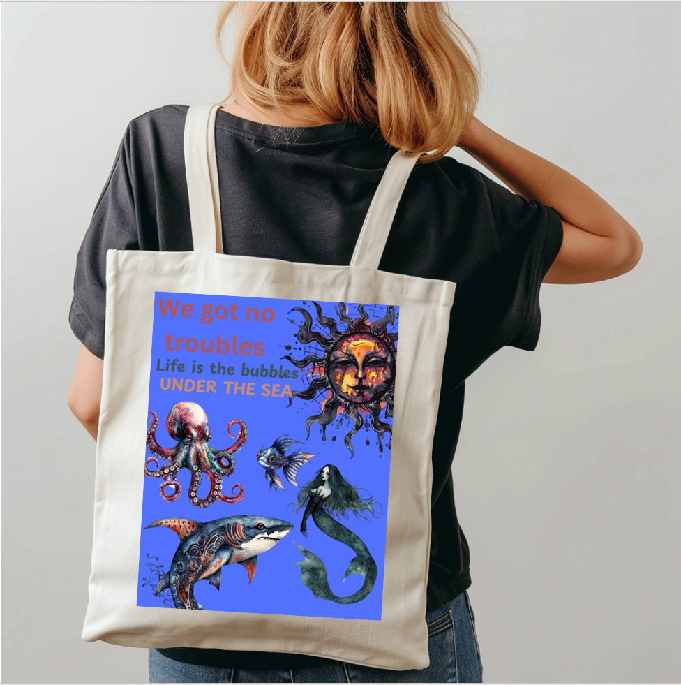 We've got no troubles- DTF TRANSFER (Spooky Summer Collab)