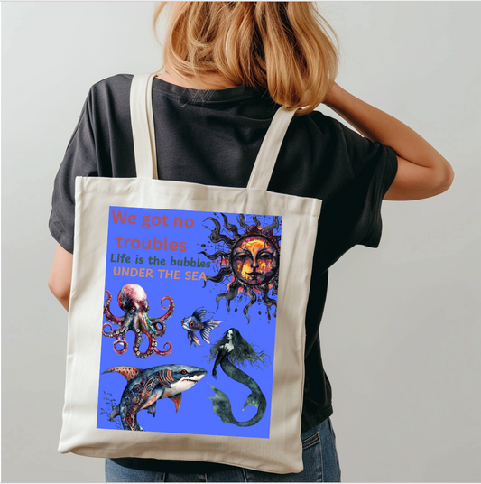 We've got no troubles- DTF TRANSFER (Spooky Summer Collab)