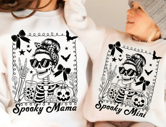 Spooky Mama or Mini - DTF TRANSFER
