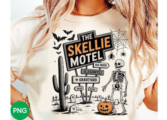 The skeleton motel - DTF TRANSFER (CFD)