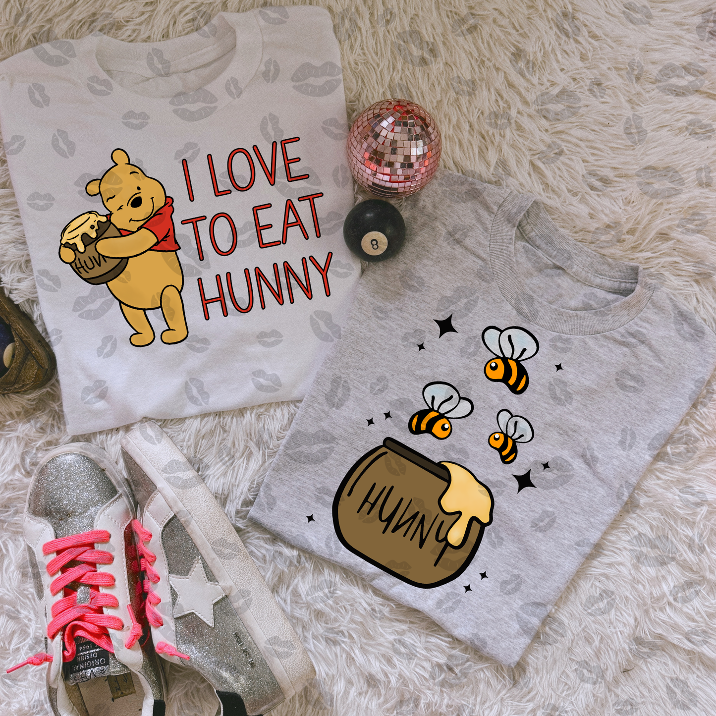 I love to eat honey funny couples shirt - DTF TRANSFER (NBD snarky diz)