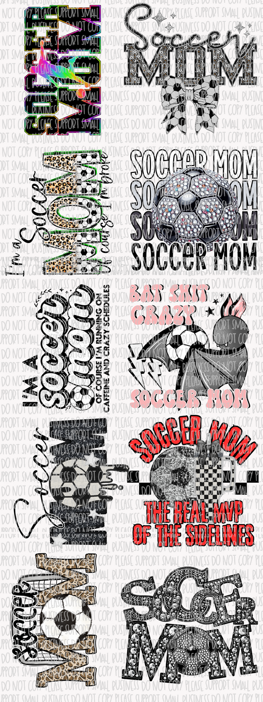 Soccer Mom; premade gang sheet