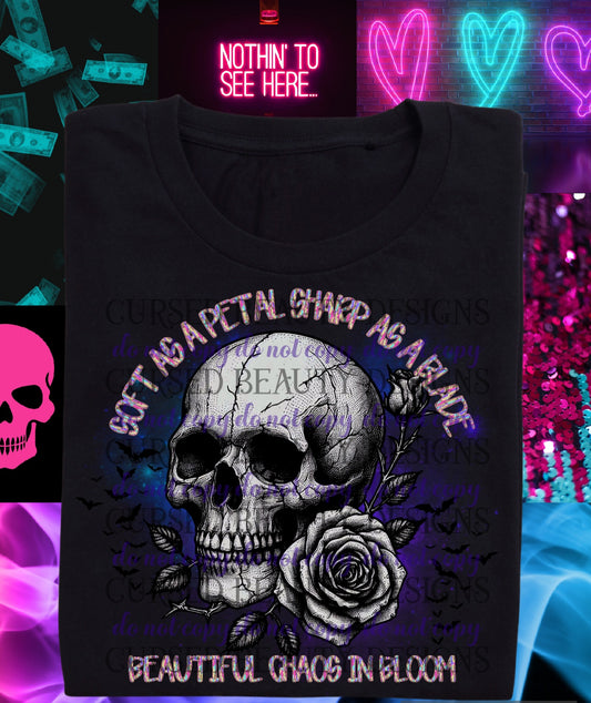 Soft as a petal- DTF TRANSFER (Spooky Summer Collab)