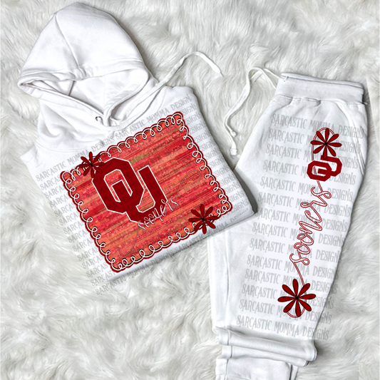 Sooners football framed - DTF TRANSFER (SMD AU25)