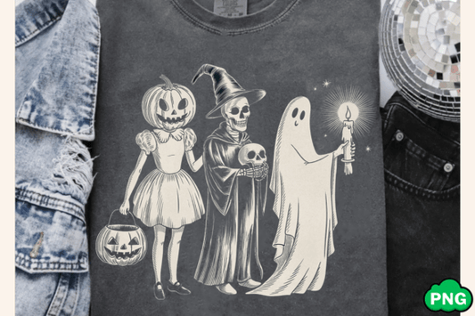 Vintage spooky crew - DTF TRANSFER (CFD)