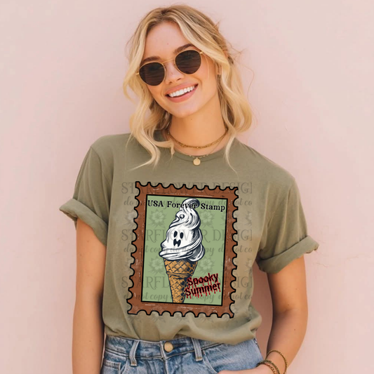 Ghostly Ice Cream- DTF TRANSFER (SFD JUN25)