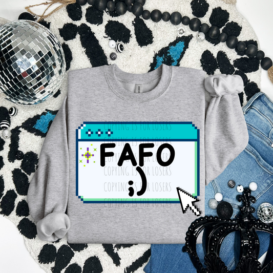 FAFO click - DTF TRANSFER (WFD F25)