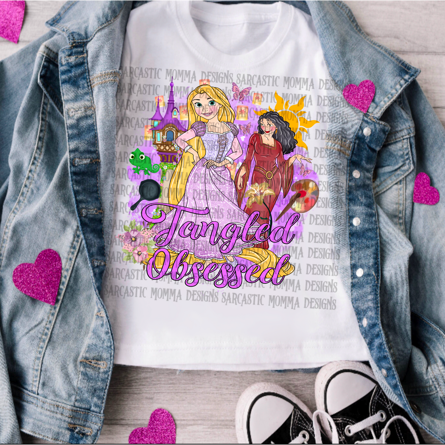 Long Hair Princess Obsessed-DTF TRANSFER (SMD)