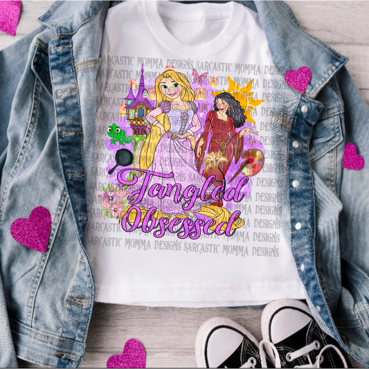 Long Hair Princess Obsessed-DTF TRANSFER (SMD)