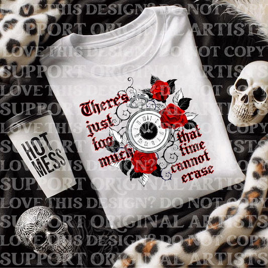 Too much time cannot erase --DTF TRANSFER (SFD Apr25)