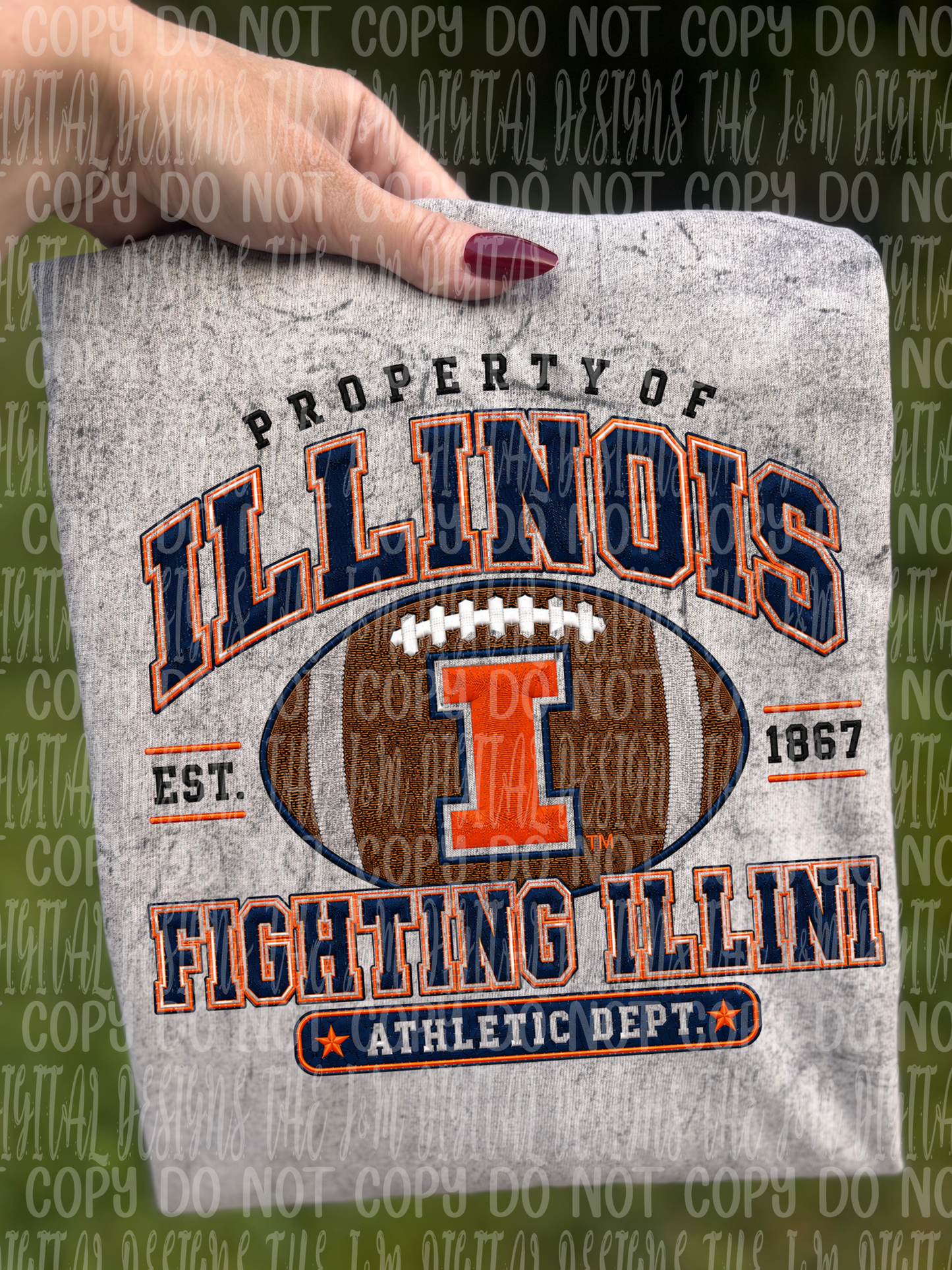 Property of FIGHTING ILLINI - DTF TRANSFER (JMD)