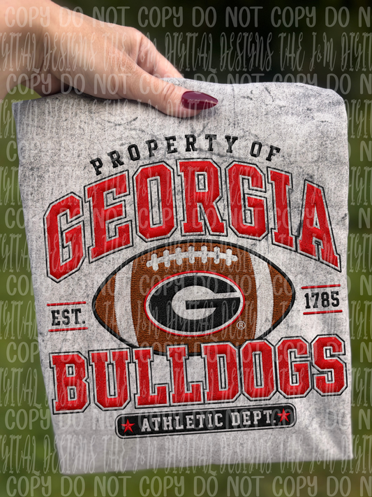 Property of BULLDOGS - DTF TRANSFER (JMD)
