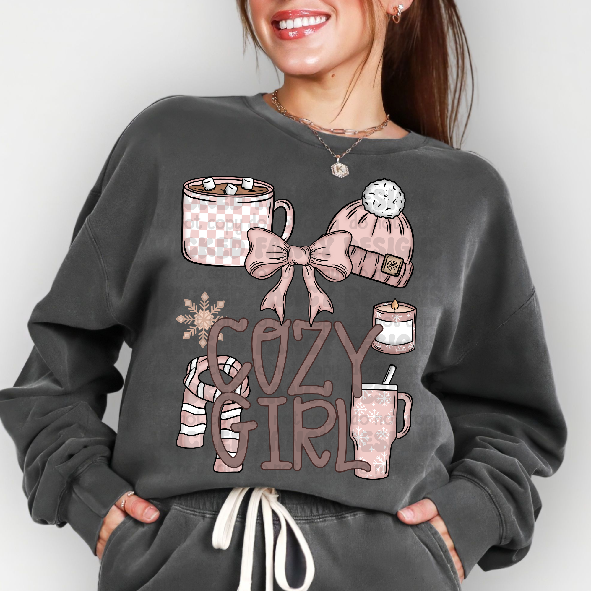 Bash Rabel Cozy girl - DTF TRANSFER (bday bash collab SCG X WFD) – WickedRebelSouls