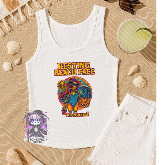 Resting beach face - DTF TRANSFER (Spooky Summer Collab)