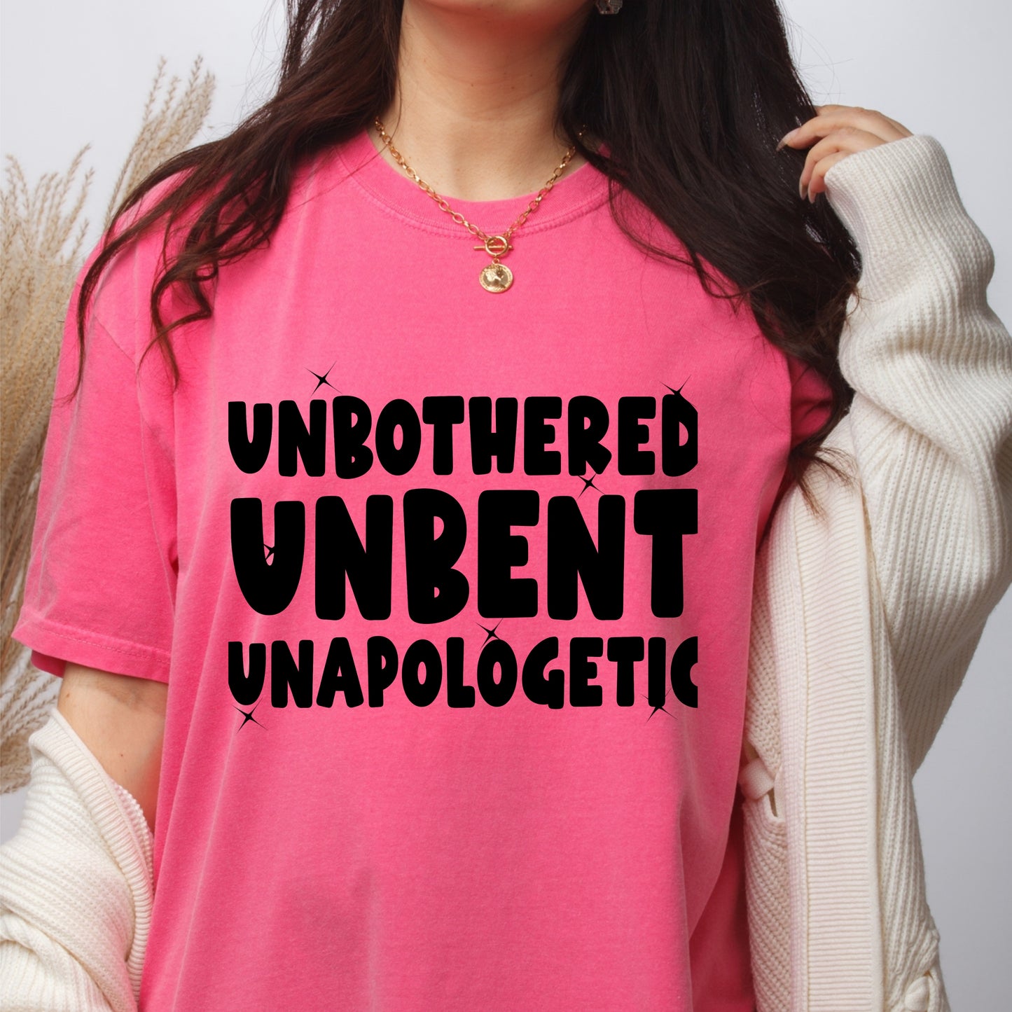 Unbothered unbent unapologetic - DTF TRANSFER (TDH June collab)