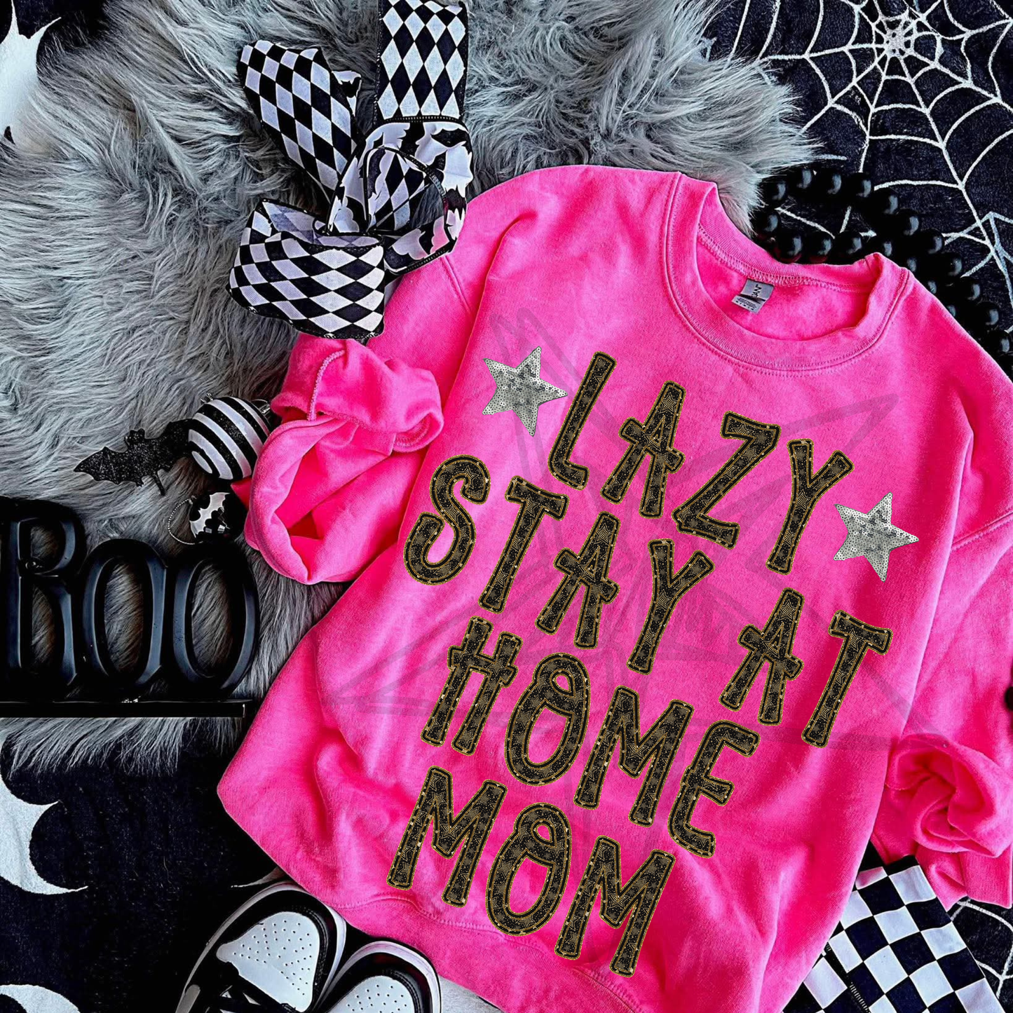 Lazy Stay at home Mom - DTF TRANSFER (WFD)