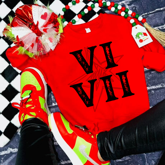 Six seven roman numerals - DTF TRANSFER (WFD)