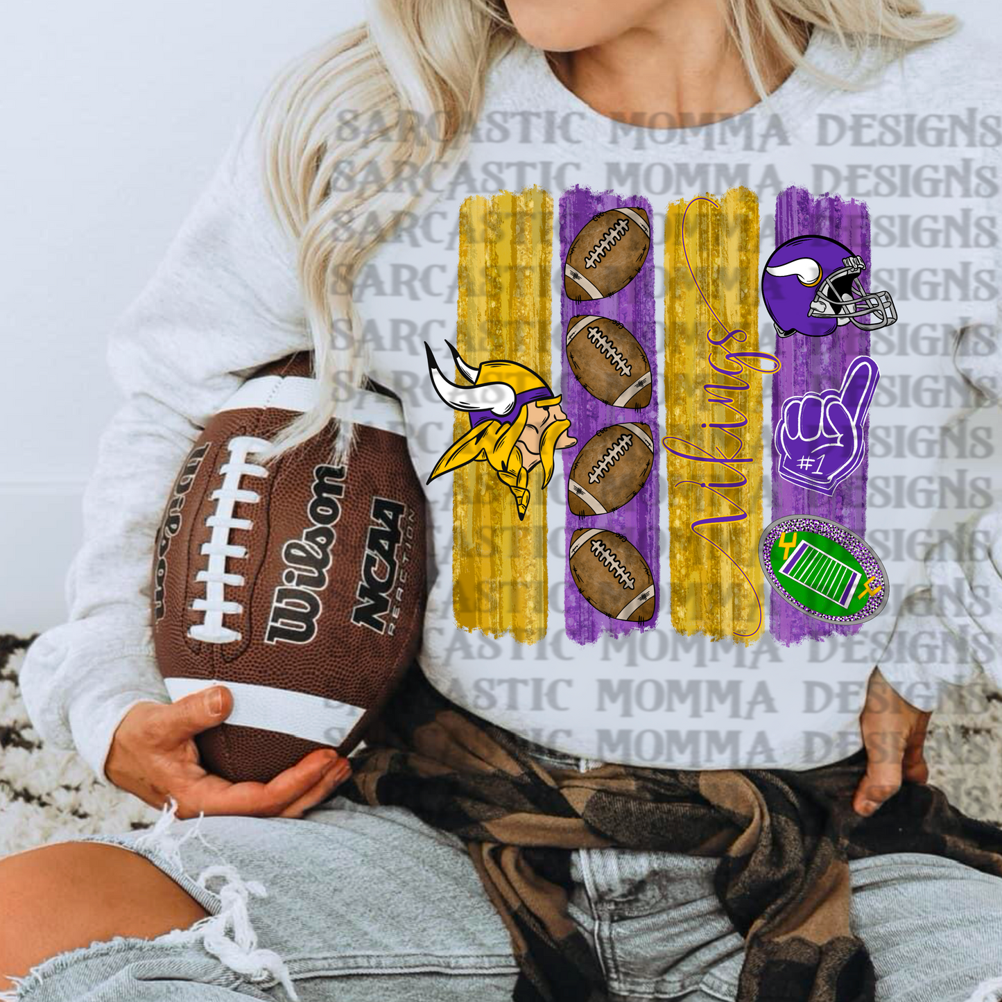 Vikings brushstroke - DTF TRANSFER (SMD)