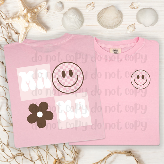 Mama neutral squares - DTF TRANSFER