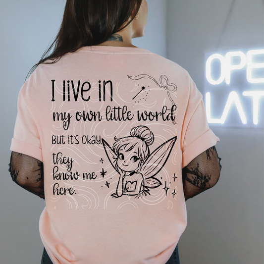 I live in my own world but it's okay fairy - DTF TRANSFER (WFD)