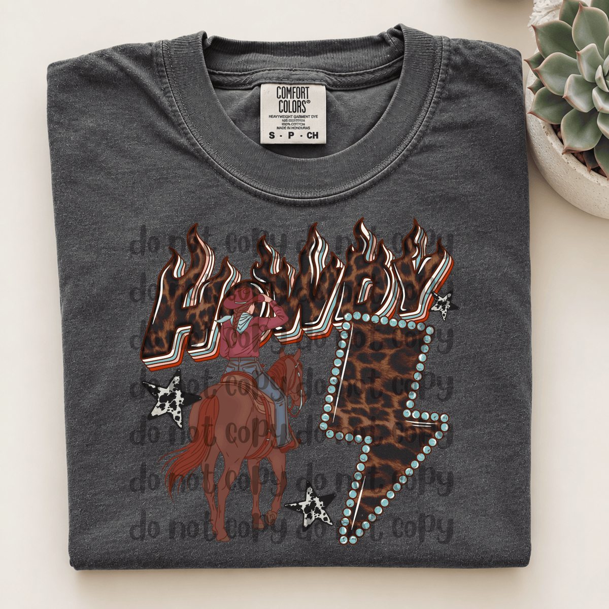 Howdy horse western - DTF TRANSFER