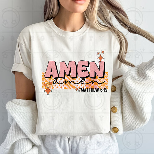 Amen-DTF TRANSFER (HWD/Mar25)