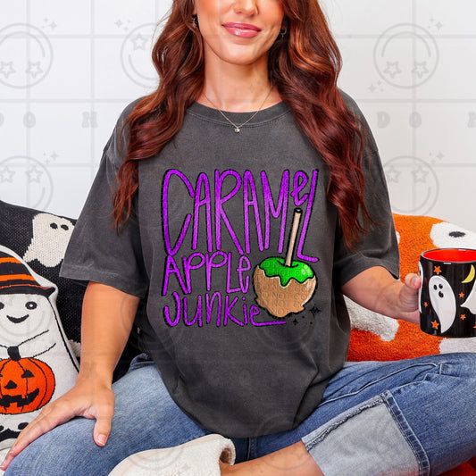 Caramel apple junkie - DTF (HWD 0825)