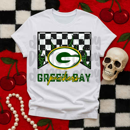 Packers checkered - DTF TRANSFER (T4KD)
