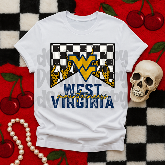 Mountaineers checkered - DTF TRANSFER (T4KD)