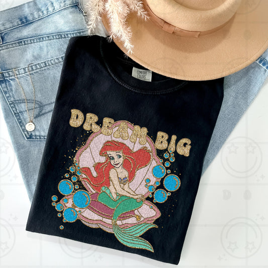 Dream big mermaid - DTF TRANSFER (Back in the day Collab)