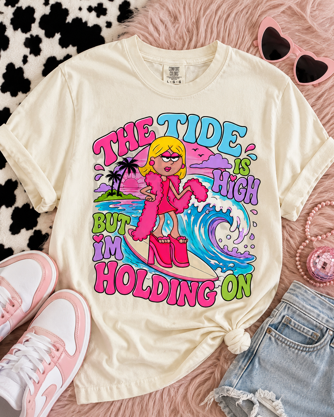 The tide is high Lizzie - DTF TRANSFER (SYM)