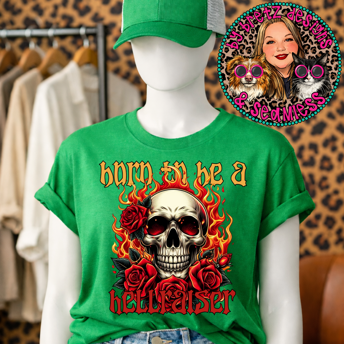 Born to be a hellraiser-DTF TRANSFER (RiotEnergy)