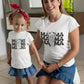 Mama Mini skellie hands BLACK  - DTF TRANSFER