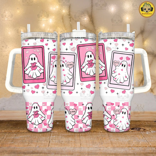 PRAY pink faith ; UV DTF 40OZ TUMBLER Wrap (top & bottom)