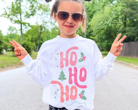Ho ho ho distressed - DTF TRANSFER