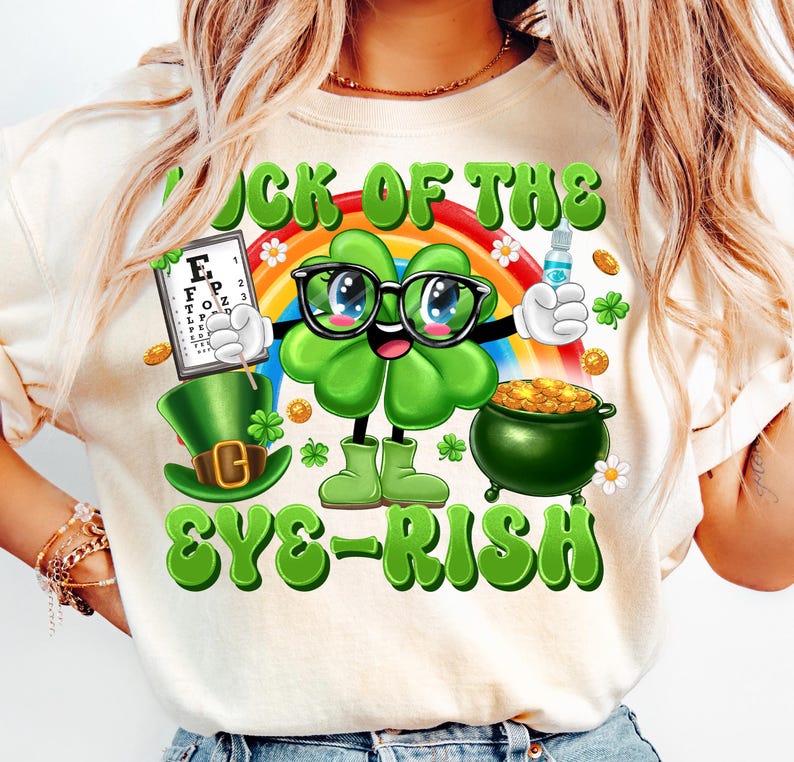 Luck of the eye rish St Patricks Day - DTF TRANSFER