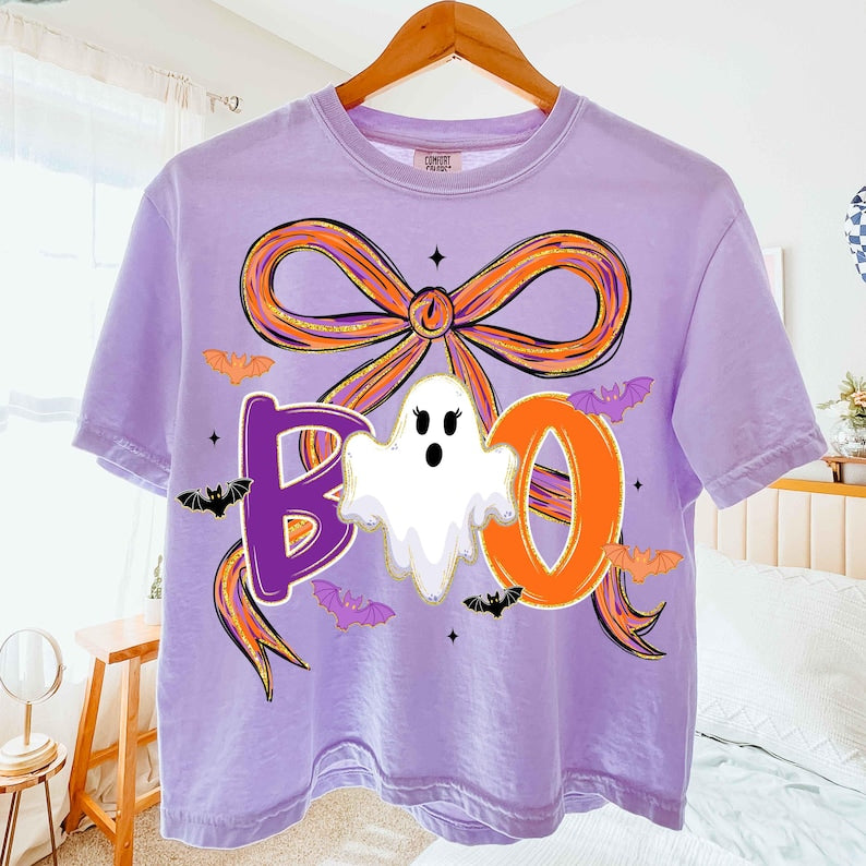 Spooky ghost coquette bow (TCC)