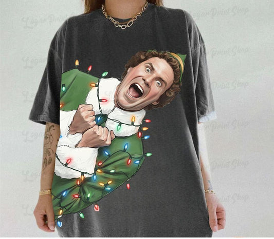 Elf peaking - (DTF TRANSFER)