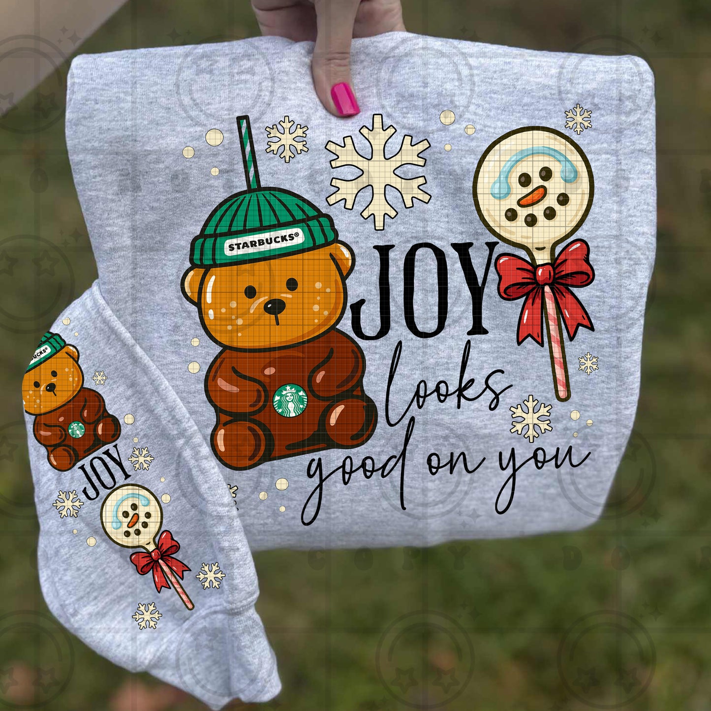 Bear cup joy looks good on you - DTF TRANSFER (HWD NOV25)