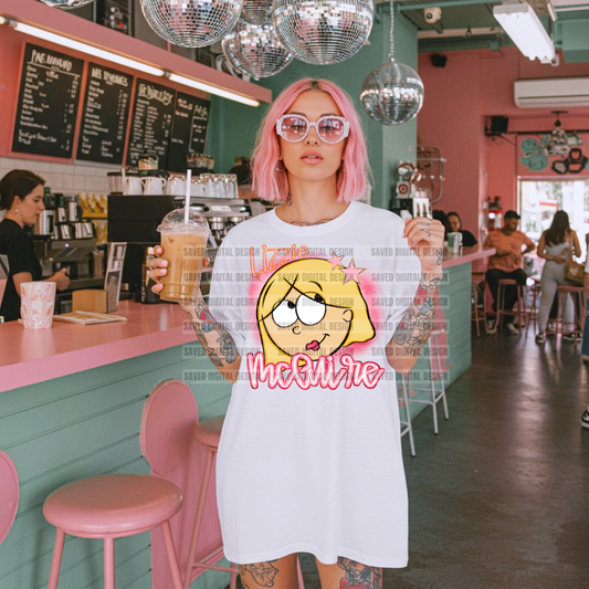 Lizzie - DTF TRANSFER (Back in the day Collab)