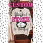Custom hooked on state (ANY STATE!) fishing - DTF TRANSFER (PVC)