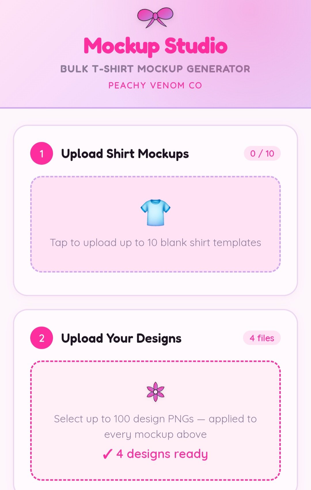 Mockup Studio - a bulk mockup creator